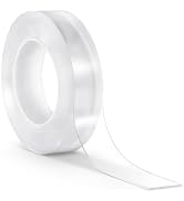 VEVOR Double Sided Tape Heavy Duty, 16 ft Long Nano Mounting Tape, Strong Adhesive & Reusable, Cl...