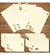 36 PCS Writing Paper and Envelopes Set, Warm Cute Cat Themed Stationary Set Design for Invitation...