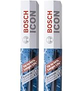 BOSCH 22A22B ICON Beam Wiper Blades - Driver and Passenger Side - Set of 2 Blades (22A & 22B)