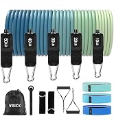VEICK Resistance Bands, Exercise Bands, Workout Bands, Resistance Bands for Working Out with Hand...