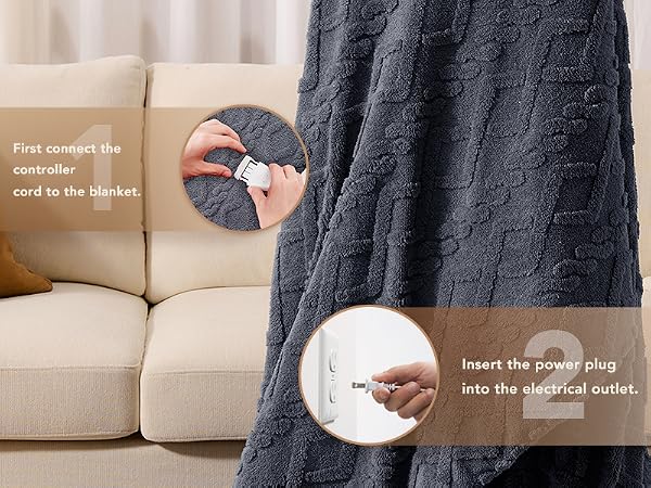 Electric Blanket grey