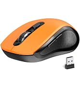 Wireless Mouse Ergonomic, Silent Cordless Computer Mouse with Side Buttons | 2.4Ghz USB Receive, ...