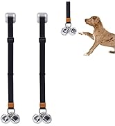 SVD.PET (2-Pack Puppy Bell Doorbells, Dog Bells for Potty Training, Attach to doorknob or Anywher...
