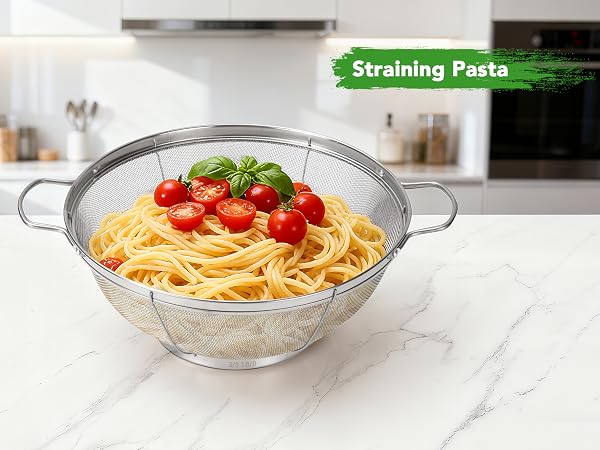 strain pasta