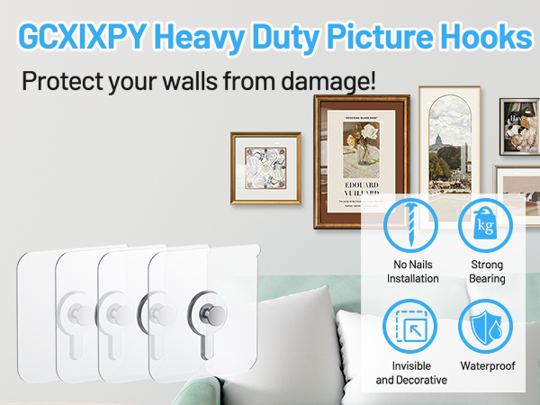 Adhesive Picture Hooks