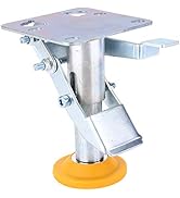 Floor Lock, Adjustable Height Trolley Brake Floor Lock, Manganese Steel 100kg Bearing Trolley Car...