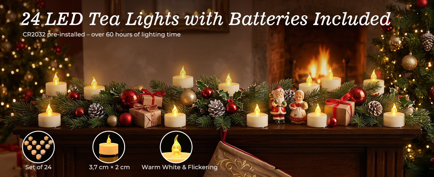 Flameless Tea Lights Candles