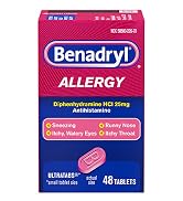 Benadryl Ultratabs 48 Count Allergy Relief Pills
