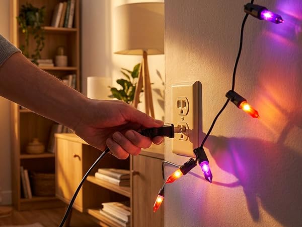 plug in halloween lights