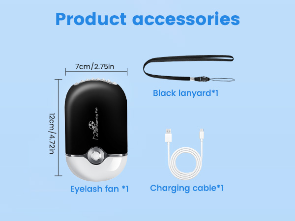 Mini Portable Eyelash Blower Fan
