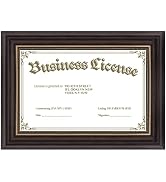 AUEAR, 5.5x8.5 Professional Document Photo Frame, for 5.5x8.5 inch Document/Certification with Wa...