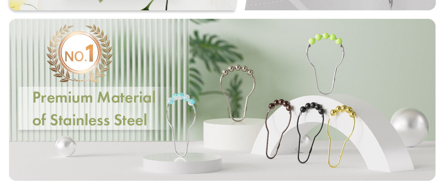 shower curtain hooks