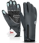 Bruvoalon Y322 Winter Gloves for Men & Women, -10? Touchscreen 5-Layer Thermal Insulated, Windpro...