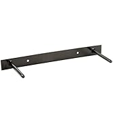 SPRI Hanging Exercise Mat Wall-Mounted Rack Hanging Exercise Mats, Black