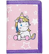 Leyeve wallet,Teen Wallet with Coin Pocket,Kids Wallets for Girls,RFID Trifold Canvas Outdoor lov...