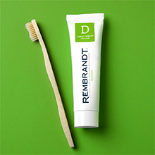 12-3.5 oz Tube of REMBRANDT Deeply White + Peroxide Whitening Toothpaste