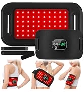 Red Light Therapy for Body, 5000mAh Rechargeable Cordless Light Therapy Pad for Muscle and Joint ...