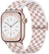 Charlam Stretchy Bands Compatible with Apple Watch Band 40mm 41mm 42mm 38mm 44mm 45mm 46mm 49mm W...