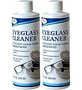 Ultrasonic Eyeglass Cleaner: Ultrasonic Cleaner Solution Concentrate Engineered Specifically as a...