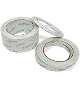 Craftelier - Kit of 4 Rolls of Double-Sided Foam Adhesive Tape in Different Sizes for Crafts | Pe...