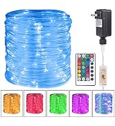 Minetom Color Changing Rope Lights: 72 Ft 220 LED Outdoor String Lights with Plug | Big Twinkle L...