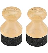 DEBETOOL 2Pack Cutting Board Oil Wax Applicator for Food Grade Mineral Oil Board - Natural Bamboo...