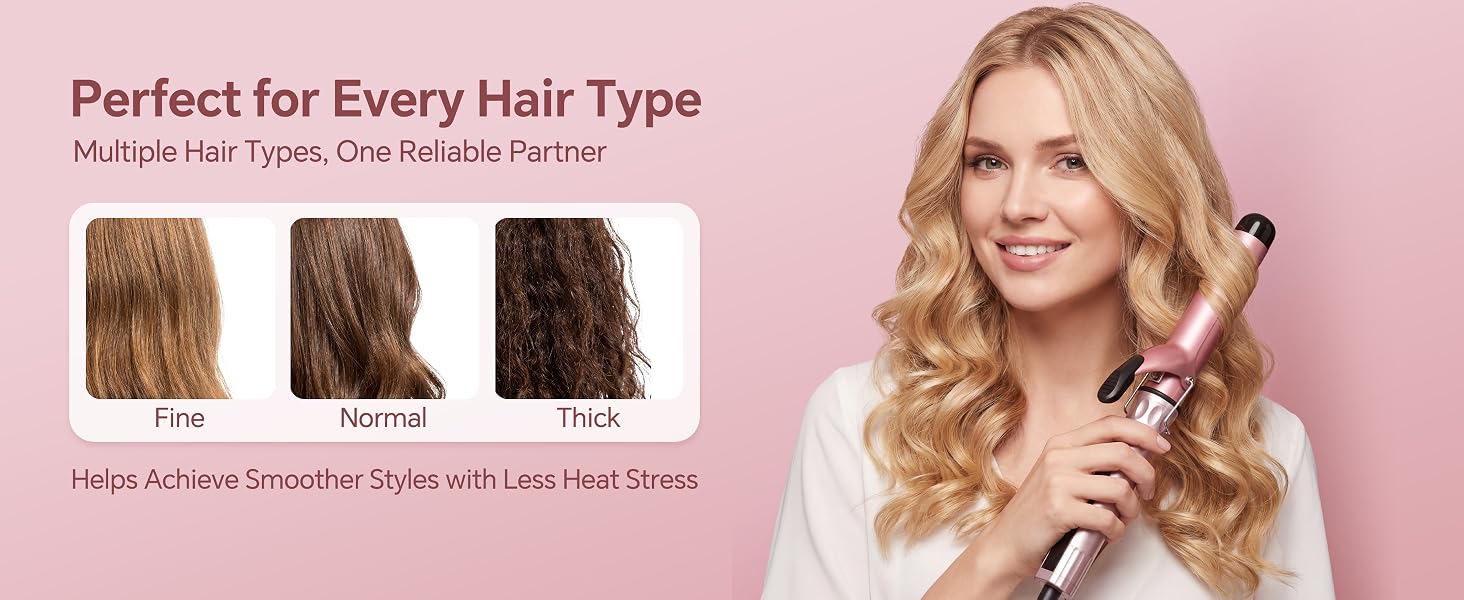 32mm curling iron for long and medium hair