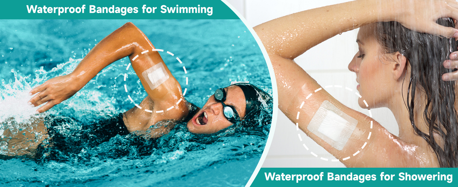 Waterproof Bandages for Swimming