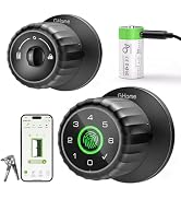 Fingerprint Door Lock, 4-in-1 GHome Smart Lock for Bedroom, Home, Appartment & Office, Smart Keyl...