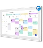 Digital Calendar – 27 Inch Electronic Wall Calendar & Chore Chart, Smart Family Organizer with In...