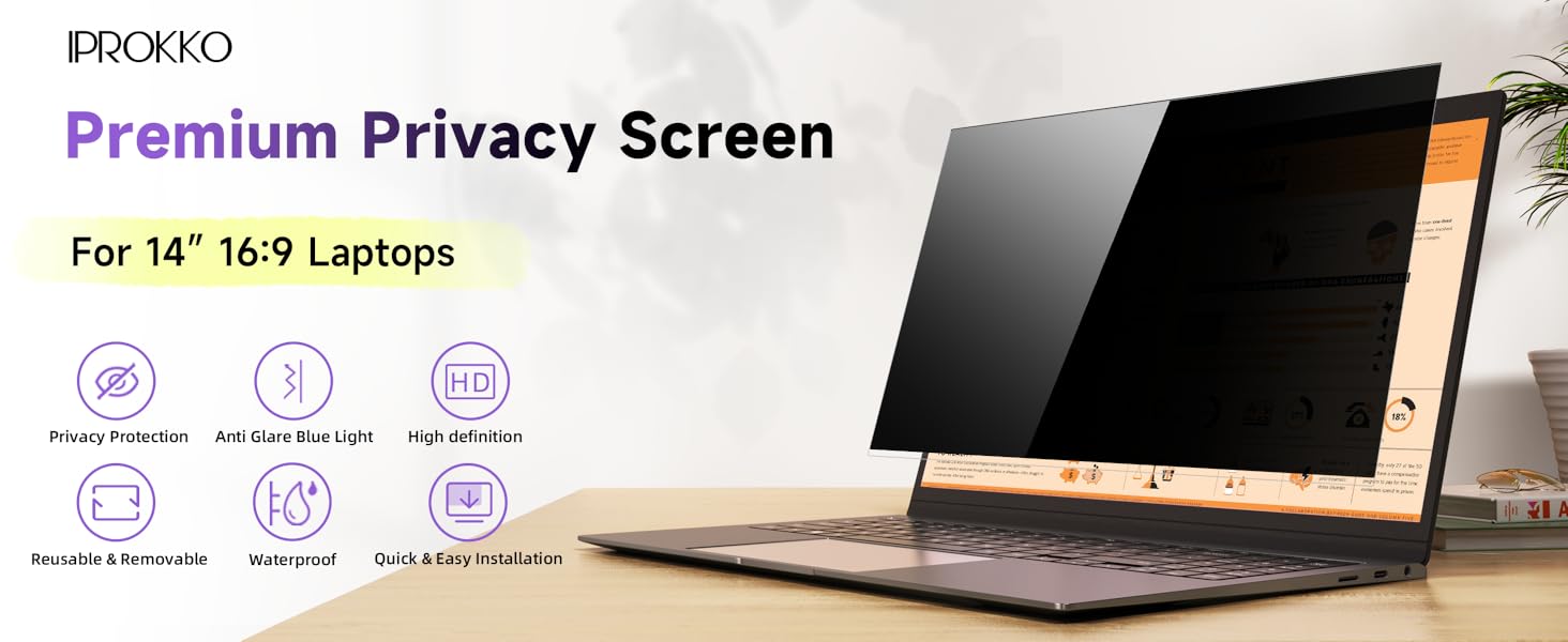 laptop privacy screen 14 inch