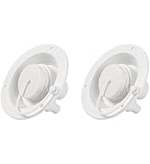 TonGass (2-Pack, White) Universal Fit Gravity Feed Fresh Water Fill Hatch Inlet for RV Trailers, ...