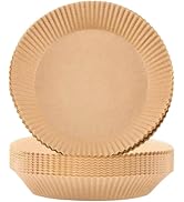 PeakTrend 100 PCS Air Fryer Liners Disposable, Parchment Paper Liners for Air Fryer Basket, Air F...
