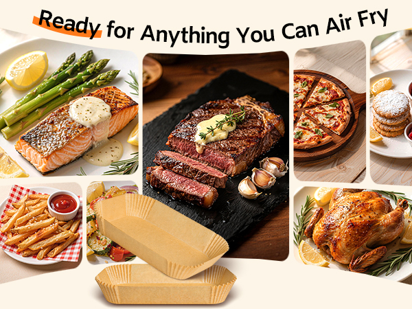 rectangle air fryer liners