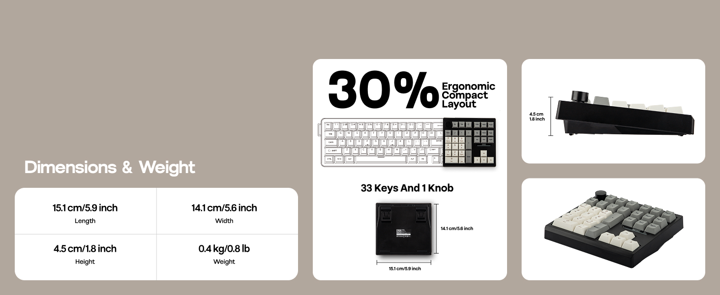EPOMAKER TH33 Number Pad