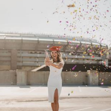 graduation confetti graduate girl