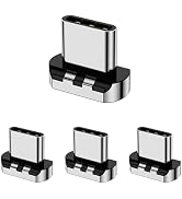 ZBF 8 Pins Magnetic Connector Tips Head for USB-C Android Devices (4 Pack), only 3A Magnetic Char...