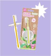 Jack N' Jill Stage 2 Silicone Toothbrush - Toddler Toothbrushes 1-2 Years Old, Gentle, Soft