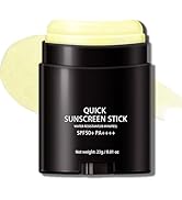 Sunscreen Stick SPF PA50++++ Broad Spectrum, Semi-Matte Korean Sunstick for Face and Body, No Whi...