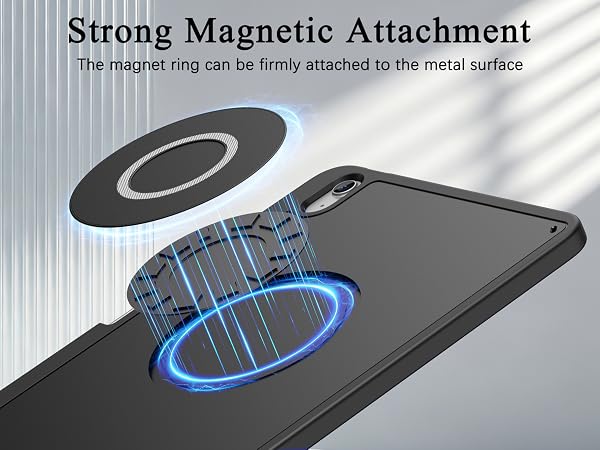 ipad a16 case strong magnetic attachment be firmly attached to the metal surface