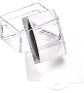 1 Sets Rectangle Clear Silicone Nail Art Stamper with Scraper Nail Stamping Jelly Manicure Tools ...