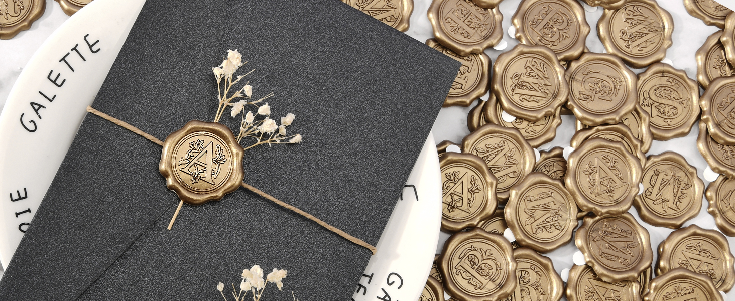 initial letter wax seals