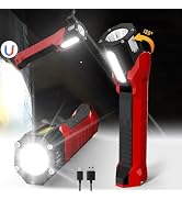 Anhay Rechargeable Work Light, 1200 Lumens Magnetic Work Light with 160° Rotate Design, Led Work ...