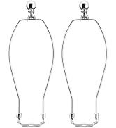 Aspen Creative 20020-22 Lamp Harp Set, Satin Nickel