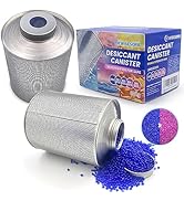 Wisesorb 800 Gram Gun Safe Dehumidifier, 1 Pack of 1.77 LBS Rechargeable Dehumidifier Blue to Pin...