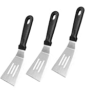 Mini Metal Spatula Stainless Steel Brownie Spatula with Non-Slip Handle Kitchen Spatula Cake and ...