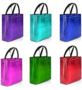 Nush Nush Mix Color Gift Bags Medium Size – 12 Reusable Gift Bags With Handles From Six Different...