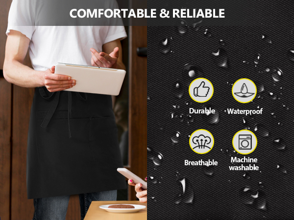 server apron black