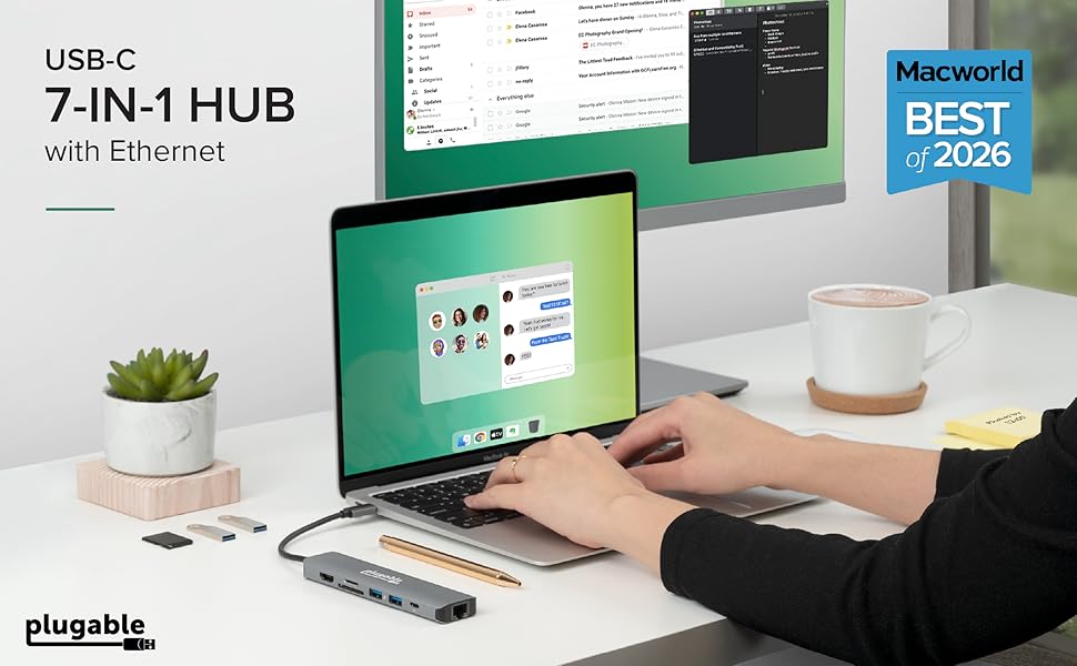 Lifestyle photo of hub in use