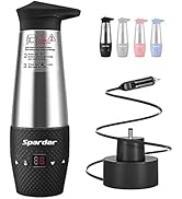 12V Car Kettle Boiler,Spardar Portable Electric Heater Cup,Travel Kettle Fast Water Boiler & Heat...